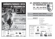 GRÜMPELTURNIER 2010 FC TÄGERWILEN