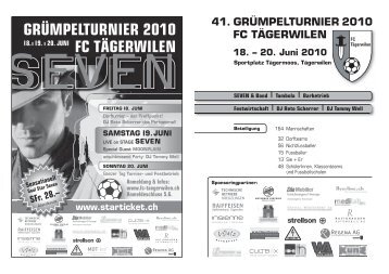 GRÜMPELTURNIER 2010 FC TÄGERWILEN