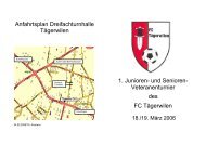 Info-Broschüre - FC Tägerwilen