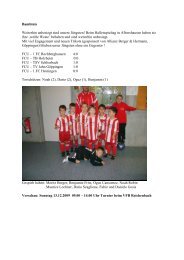 Spielberichte 2009 - 1. FC Uhingen 1920