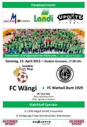 Wattwil Bunt - FC Wängi