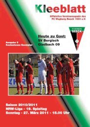 SV Bergisch Gladbach 09 - FC Wegberg-Beeck 1920 e.V.