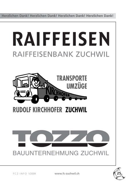 FCZ-INFO 1/2009 - FC Zuchwil