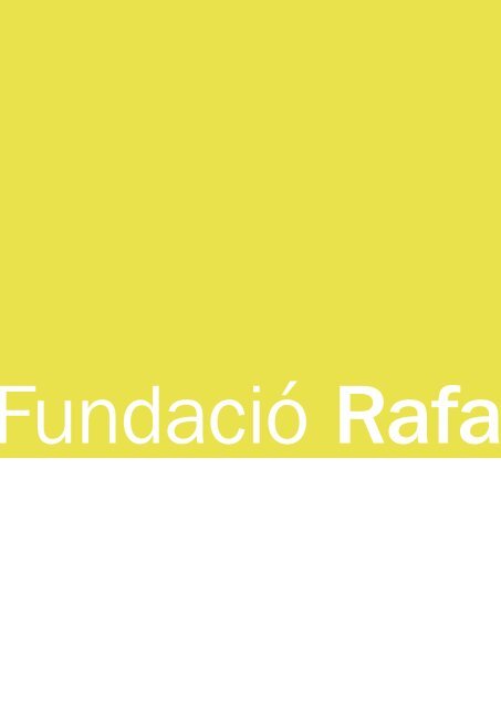 Fundació Rafael Campalans_memòria d'activitats