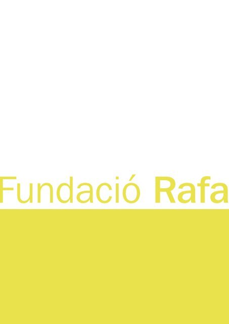 Fundació Rafael Campalans_memòria d'activitats