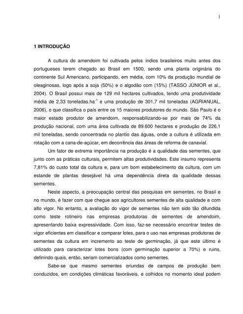 TESTE DE DETERIORAÇÃO CONTROLADA EM ... - Unesp