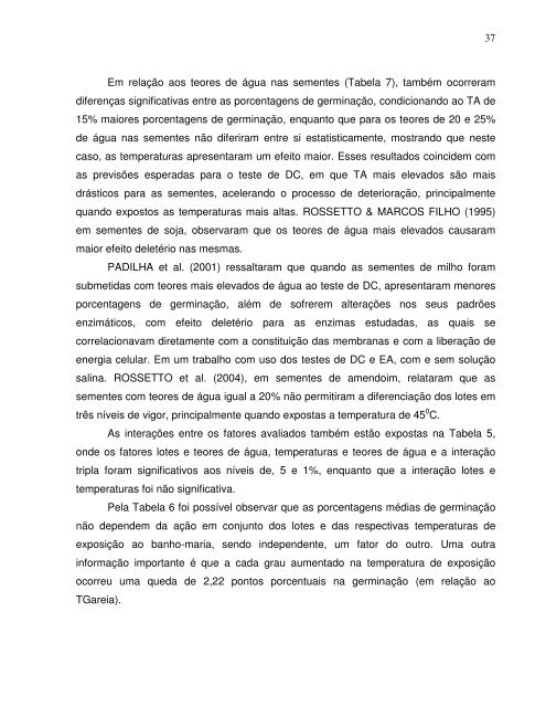 TESTE DE DETERIORAÇÃO CONTROLADA EM ... - Unesp