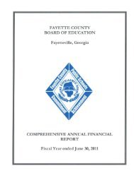 Comprehensive Annual Financial Report Ending June 2011