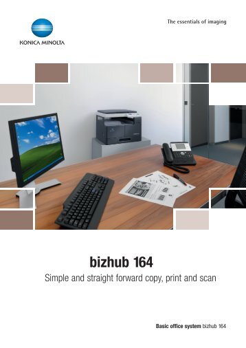 Download Konica Minolta bizhub 164 PDF Brochure