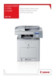 Canon imageRUNNER C1028iF PDF Brochure