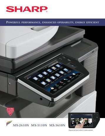 sharp MX-3610N PDF Brochure - First Class Business Solutions