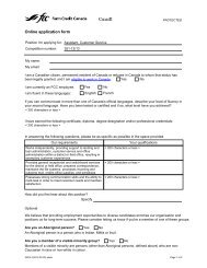 Online application form - FCC-FAC