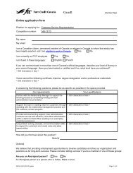 Online application form - FCC-FAC