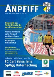 FC Carl Zeiss Jena SpVgg Unterhaching