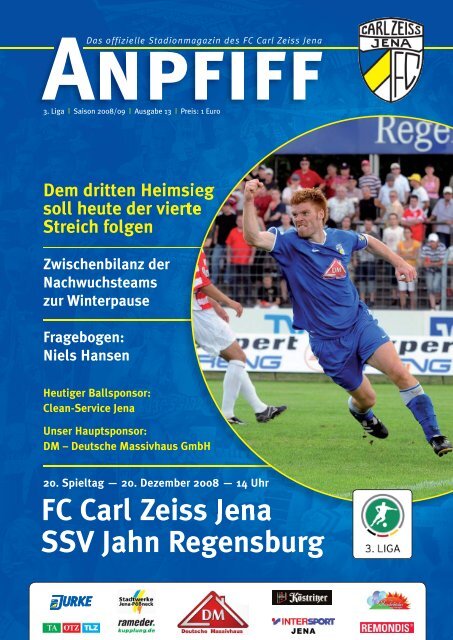 FC Carl Zeiss Jena SSV Jahn Regensburg