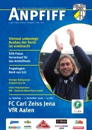 FC Carl Zeiss Jena VfR Aalen
