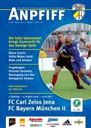 FC Carl Zeiss Jena FC Bayern München II