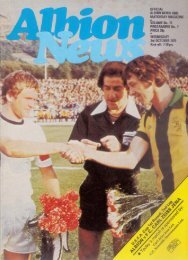 Programmheft West Bromwich Albion - FC Carl Zeiss Jena (3.10.1979)