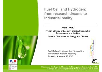 from research dreams to industrial reality - FCH JU