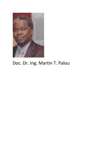Doc. Dr. Ing. Martin T. Palou - Fakulta chemická - Vysoké učení ...