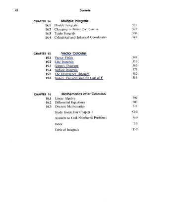 Multiple Integrals Vector Calculus Mathematics after Calculus