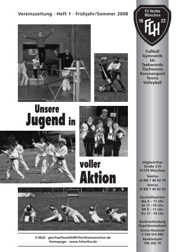 Zeitung downloaden - FC Hertha München eV