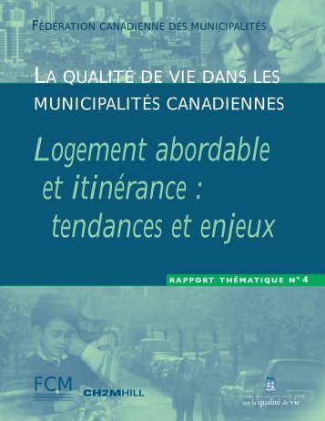 Logement abordable et itinérance : tendances et enjeux - FCM