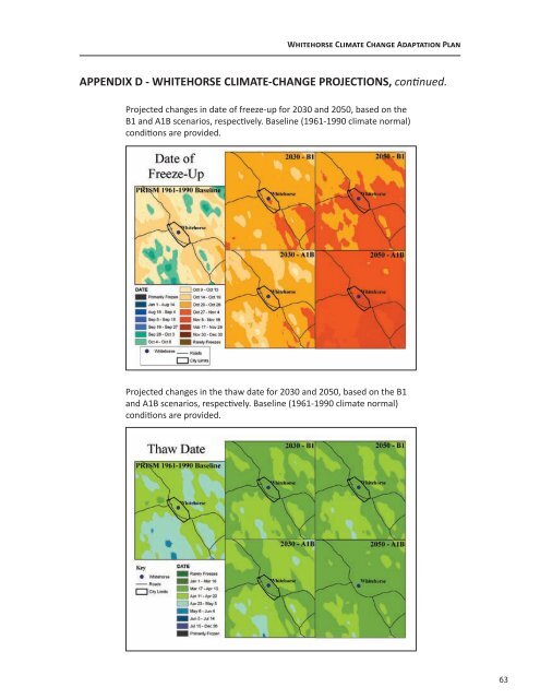 Whitehorse Climate Change Adaptation Plan - Yukon College