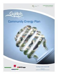 City of Guelph Community Energy Plan - FCM