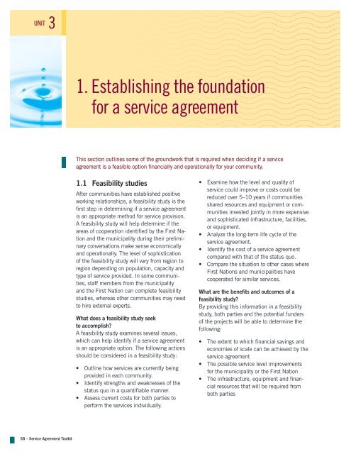 Guide to Service Agreements - FCM