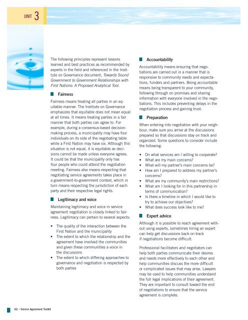 Guide to Service Agreements - FCM