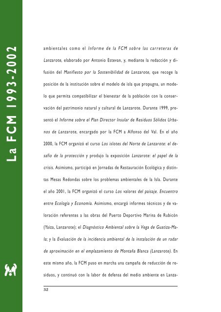 dep art amento de conser v ación y - Fundación César Manrique