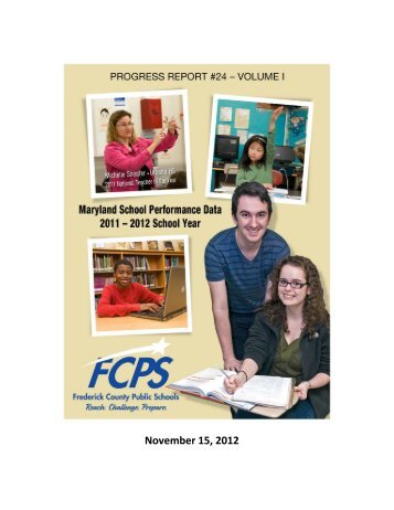 November 15, 2012 - Frederick County Public Schools