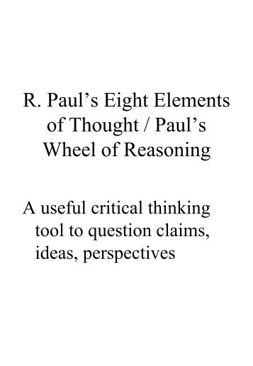 Richard Paul's Wheel of Reasoning - Dazzle On A Dime