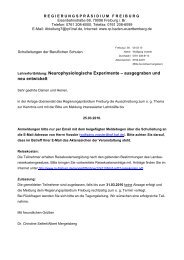 Neurophysiologische Experimente – ausgegraben ... - FCS-Freiburg