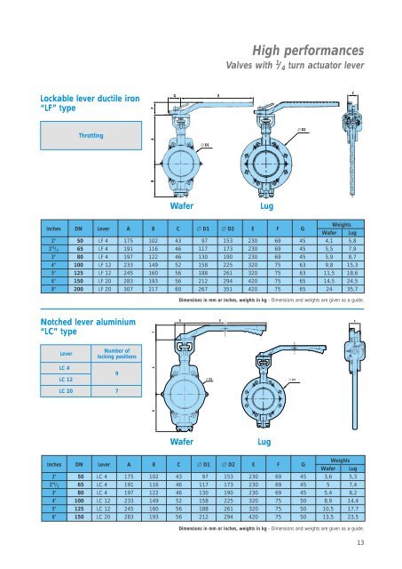 Butterfly valve JHP - Fluid Control Services