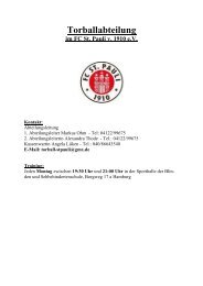 Torballabteilung - FC St. Pauli