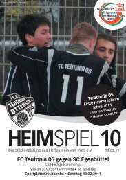 Heimspiel 10, T05 - SC Egenbüttel - FC Teutonia 05 eV