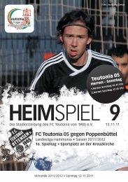 Heimspiel 9, T05 - Poppenbüttel - FC Teutonia 05 eV