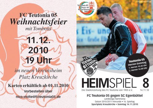 Heimspiel 8, T05 - SC Egenbüttel - FC Teutonia 05 eV