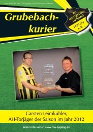 Grubebachkurier Nr. 206 - FC Westerloh-Lippling