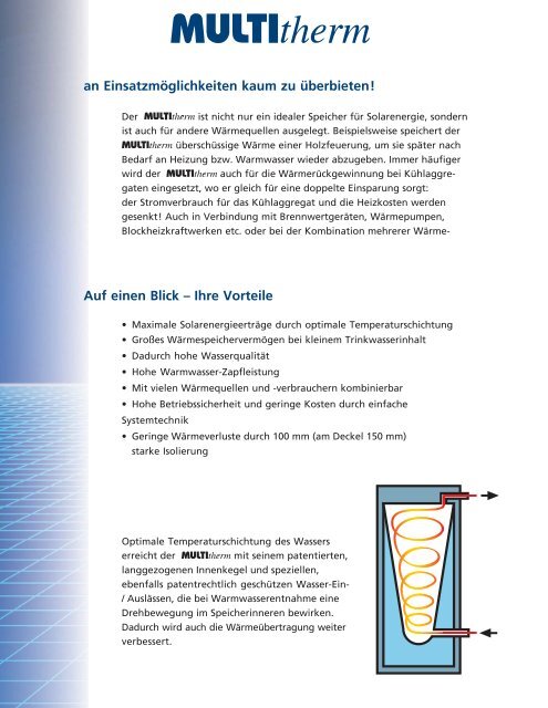 Sonnenenergie für Heizung und Warmwasser ... - Asotec GmbH