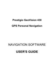 NAVIGATION SOFTWARE USER'S GUIDE