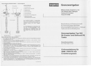 Grenzwertgeber - DEHOUST GmbH