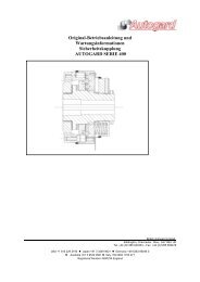 Allgemeine Betriebsanleitung Deutsch - Autogard Kupplungen Gmbh