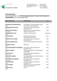 Teilnehmerliste Round Table Wien in der ... - Fdblawyers.com
