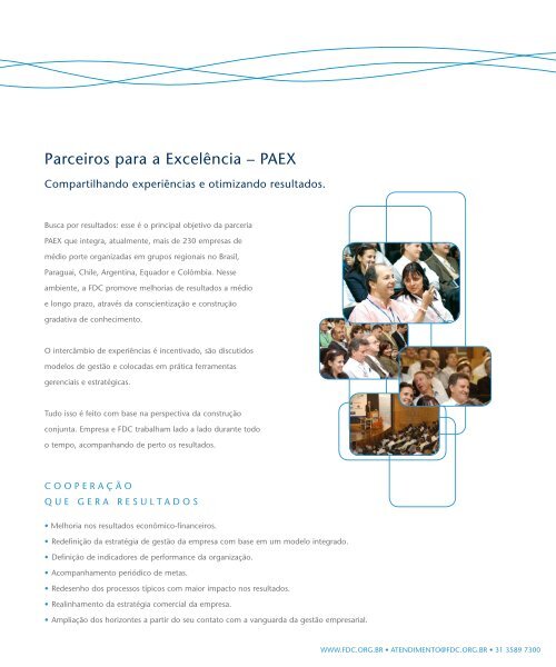 paeX – parceiros para a eXcelência