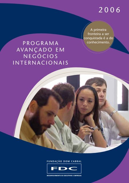 programa avançado em negócios internacionais - Portal FDC