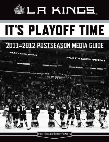 2012 Postseason Guide (.pdf) - Los Angeles Kings - NHL.com