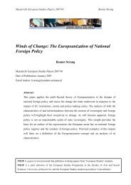 Winds of Change: The Europeanization of National Foreign Policy